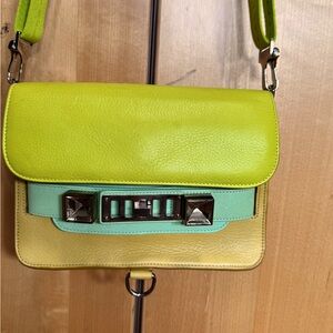 PROENZA SCHOULER
Yellow Colorblock Leather PSI I
Mini Classic Bag
